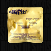 Grounded Genetics Pink Parmesan Samenpaket enthält Papaya, Chem D, Exodus Cheese, und Papayadawg Stämme.